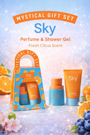 Подарочный набор Sky Mystical Gift Set «Парфюм и гель для душа Fresh Citrus»