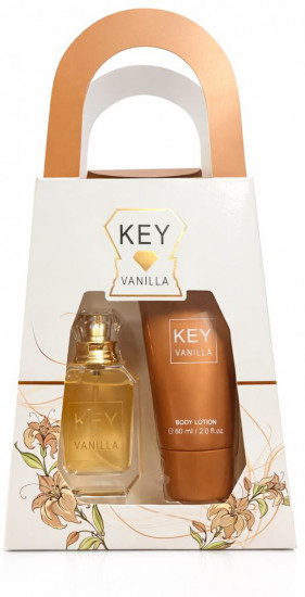 Подарочный набор Key Vanilla «Парфюм и лосьон для тела»