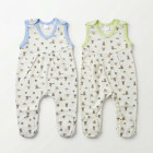 экрю/голубой