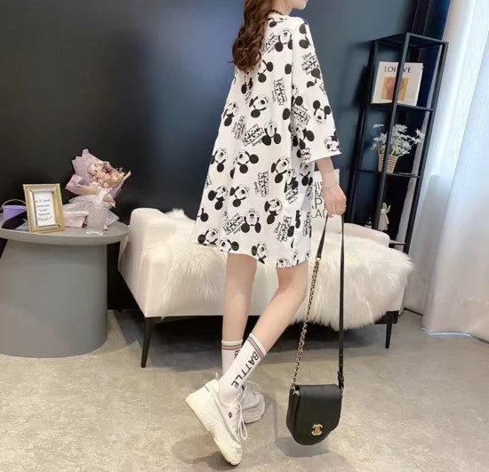 Белая футболка оверсайз