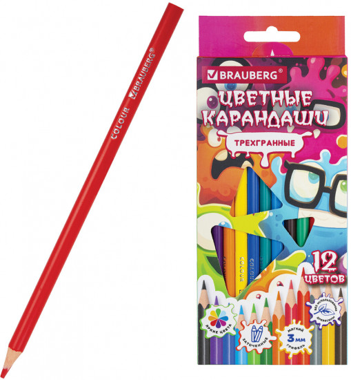 Набор карандашей цветных