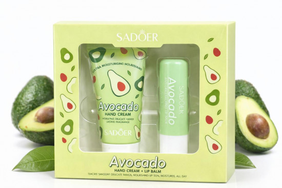 Подарочный набор для ухода за руками и губами «Avocado»