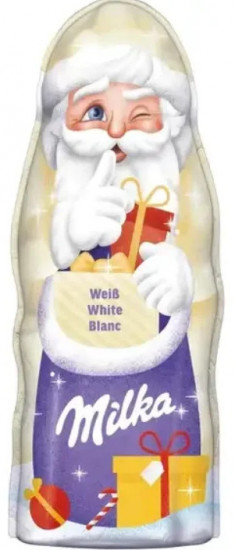 Фигурка из белого шоколада «Дед Мороз»