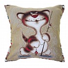 Наволочка декоративная «Кот рыбак» (Dekortex)