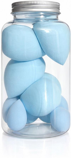 Набор спонжей для макияжа в банке