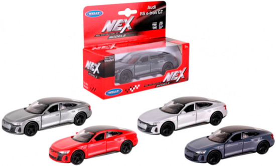 Машинка 1:38 Audi e-tron GT, пруж. мех. цвет в ассортименте