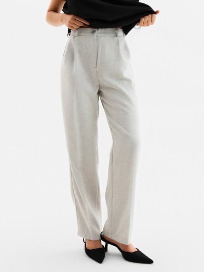 Брюки женские с защипами