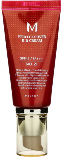 ВВ-крем «Missha Perfect Cover» оттенок 21