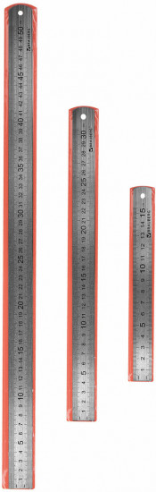 Линейки металлические