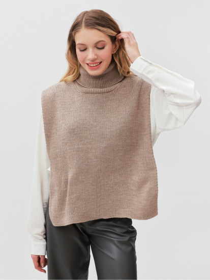 Джемпер-пончо женский