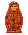 Доска разделочная «Матрешка», хохлома