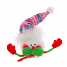 Зажим световой «Снеговик» в бабочке