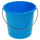 Ведро без крышки с металлической ручкой (5 л), цвет голубая лагуна
