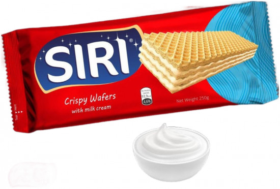 Вафли молочные со сливочной начинкой «Siri»