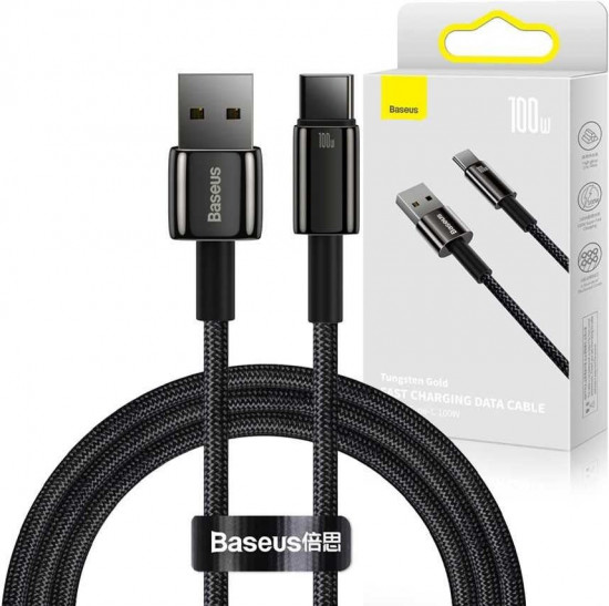 Кабель Baseus Tungsten Gold CAWJ000001 Type-C 100W