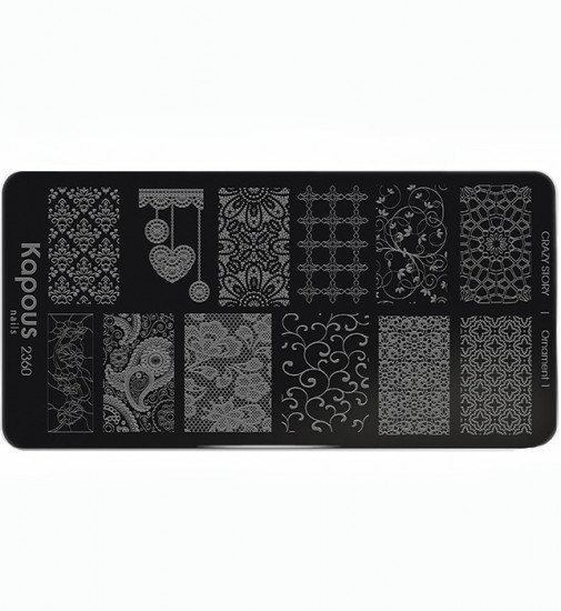 Пластина для стемпинга «Ornament 1»