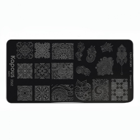 Пластина для стемпинга «Ornament 3»