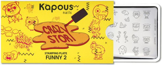 Пластина для стемпинга «Funny 2»