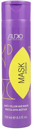 Маска для волос анти-желтая