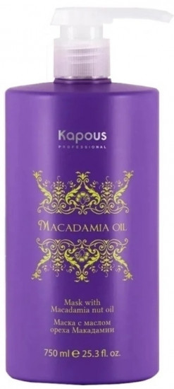 Маска для волос с маслом ореха макадамии