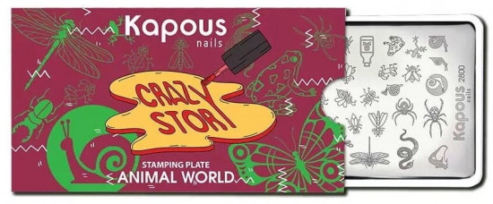 Пластина для стемпинга «Animal world»