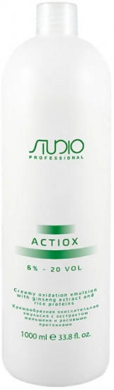 Эмульсия окислительная кремообразная с экстрактом женьшеня и рисовыми протеинами «ActiOx» 6%