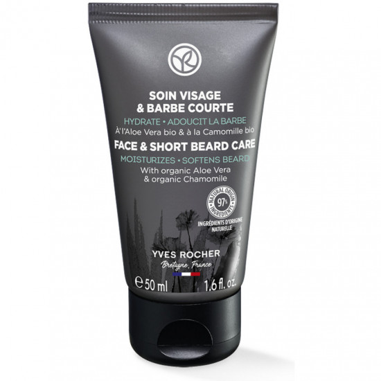 Крем-гель для лица и короткой бороды