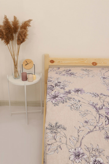 Простыня на резинке «Цветущая лиана»