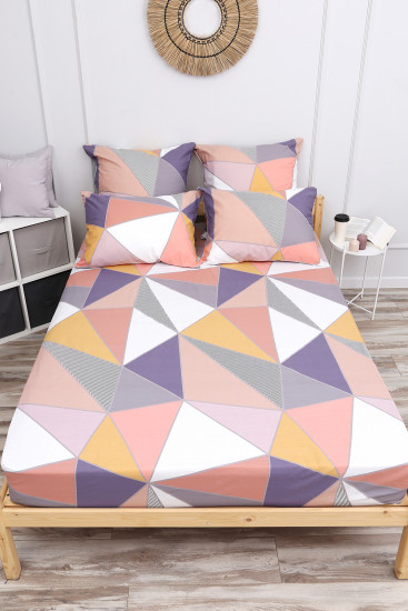 Простыня на резинке «Геометрия»