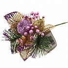 Декор новогодний «Ягоды фиолет»
