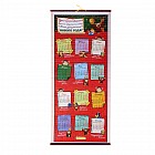 Панно календарь «Удачи-приносительного», 28,5х70,6 см