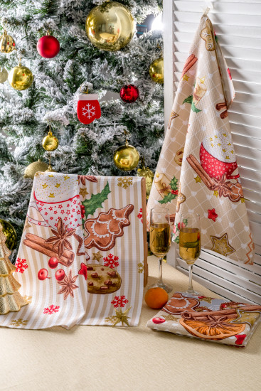 Набор полотенец кухонных «Уютный вечер»