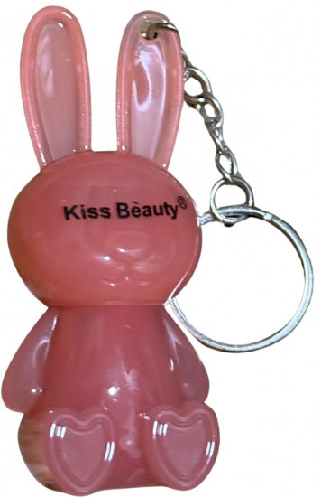 Блеск для губ с брелоком «Зайчик», тон Персиковый
