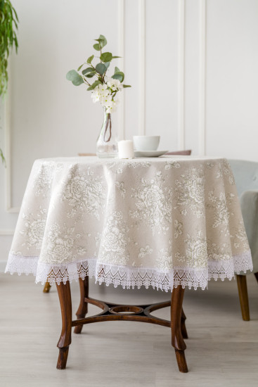Скатерть «Шантильи с кружевом»