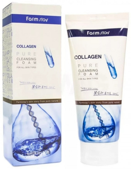 Пенка для умывания с коллагеном «Collagen Pure Cleansing Foam»