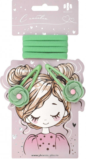 Набор аксессуаров для волос «Цветочки»