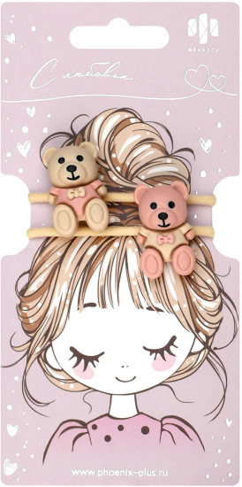 Набор резинок для волос «Мишки»