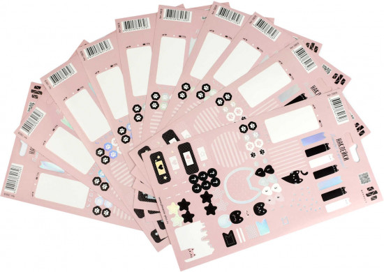 Набор наклеек бумажных для подписи