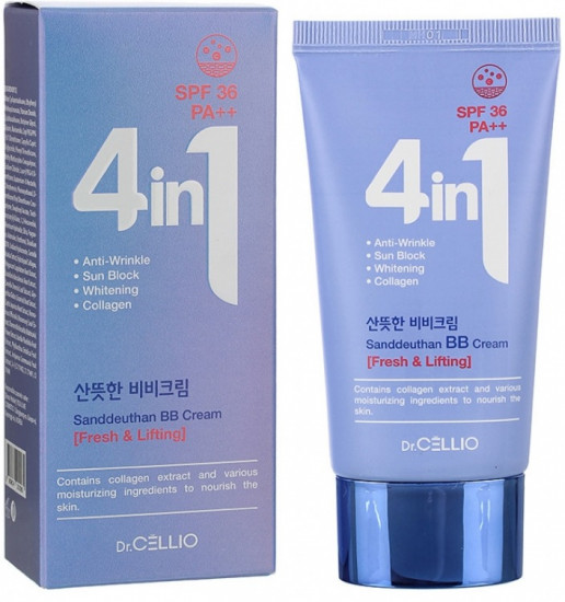 BB-крем для лица «Sanddeuthan 4 in 1 Fresh & Lifting» SPF36 PA++, оттенок Бежевый
