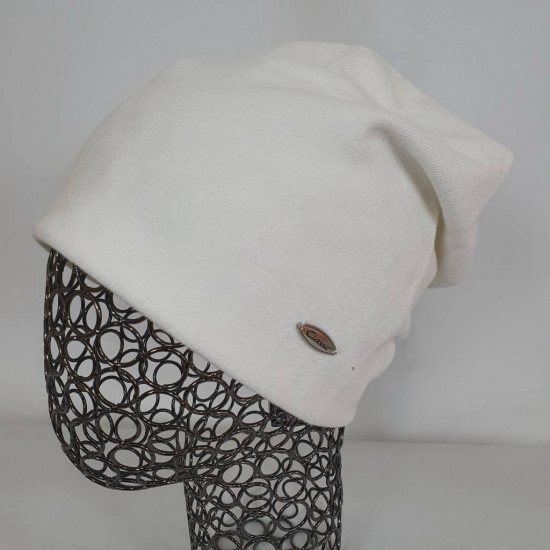 Шапка-лопатка одинарной вязки