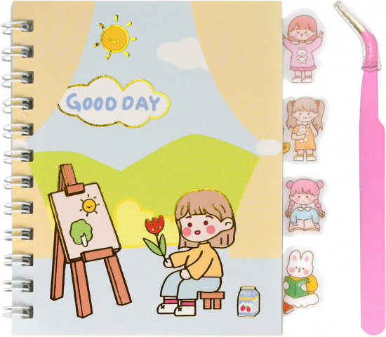 Набор наклеек в блокноте «Рисование»