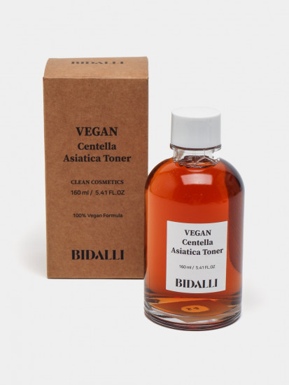 Веганский успокаивающий тонер для лица с центеллой «Vegan Centella Asiatica Toner»