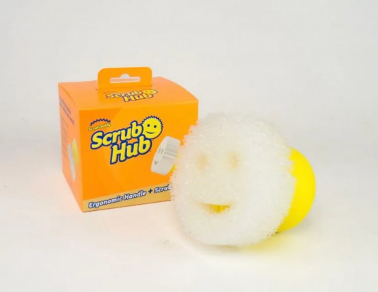 Губка «Scrub Daddy Dye Free & Scrub Hub»