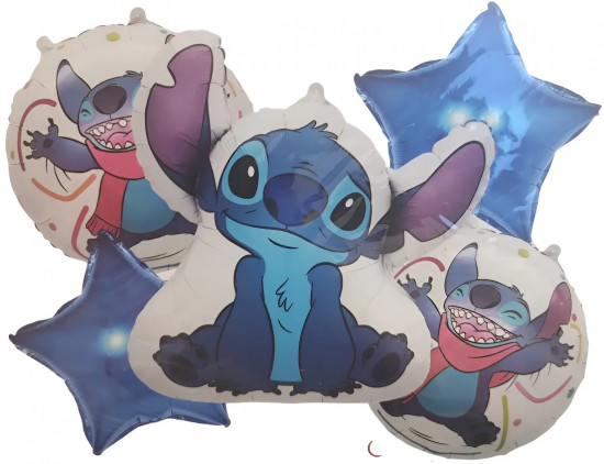 Набор фольгированных воздушных шаров «Стич»