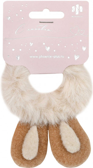 Резинка для волос «Пушистый зайка»