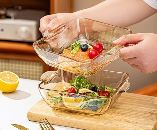 Набор стеклянных салатников