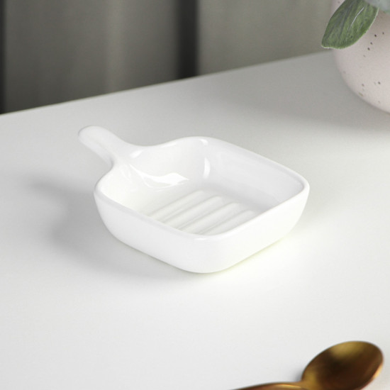 Соусник керамический с ручкой «Сковорода»