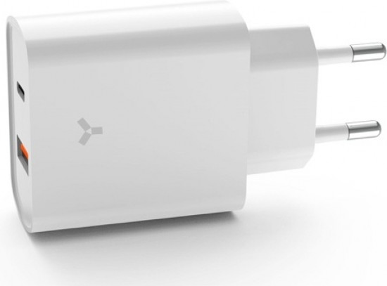 Сетевое зарядное устройство Accesstyle Crystal 20WUT White