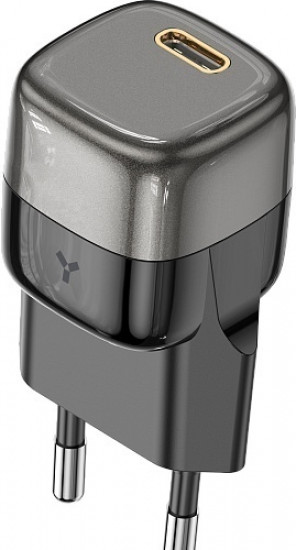 Сетевое зарядное устройство Accesstyle Grape 20WC Black Grey