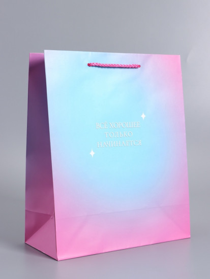 Пакет подарочный «Только начинается»